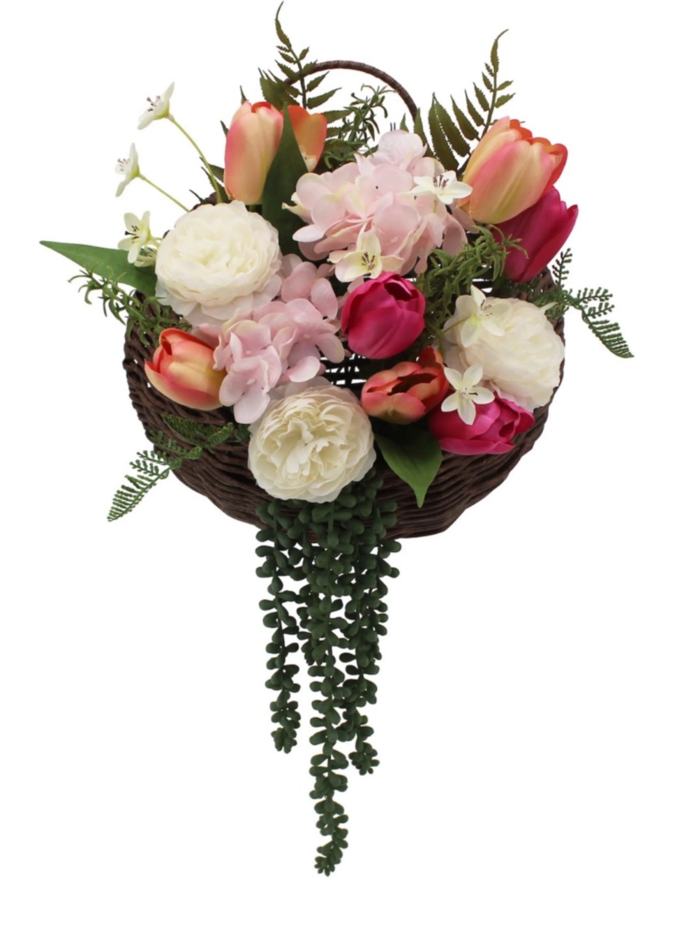 Mixed floral hanging basket - Picture 2 of 4
